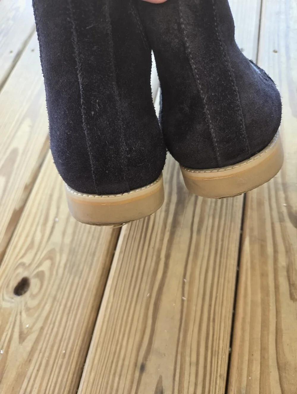 Steve Madden Men's Black Suede Chelsea Boots (Size 13)